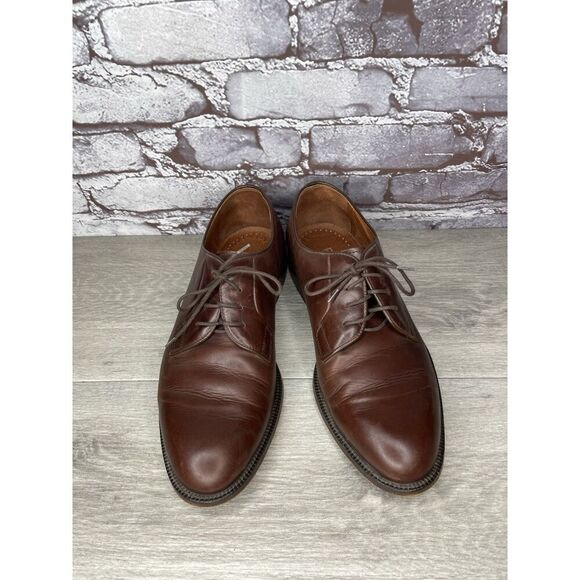 First Brown Leather Oxfords Men Sz 42.5EU/9.5M US main image 8